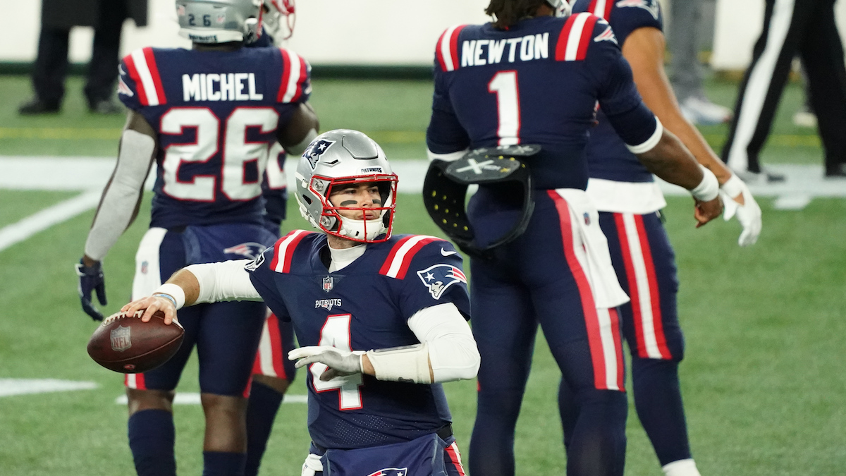 New England Patriots quarterback Jarrett Stidham