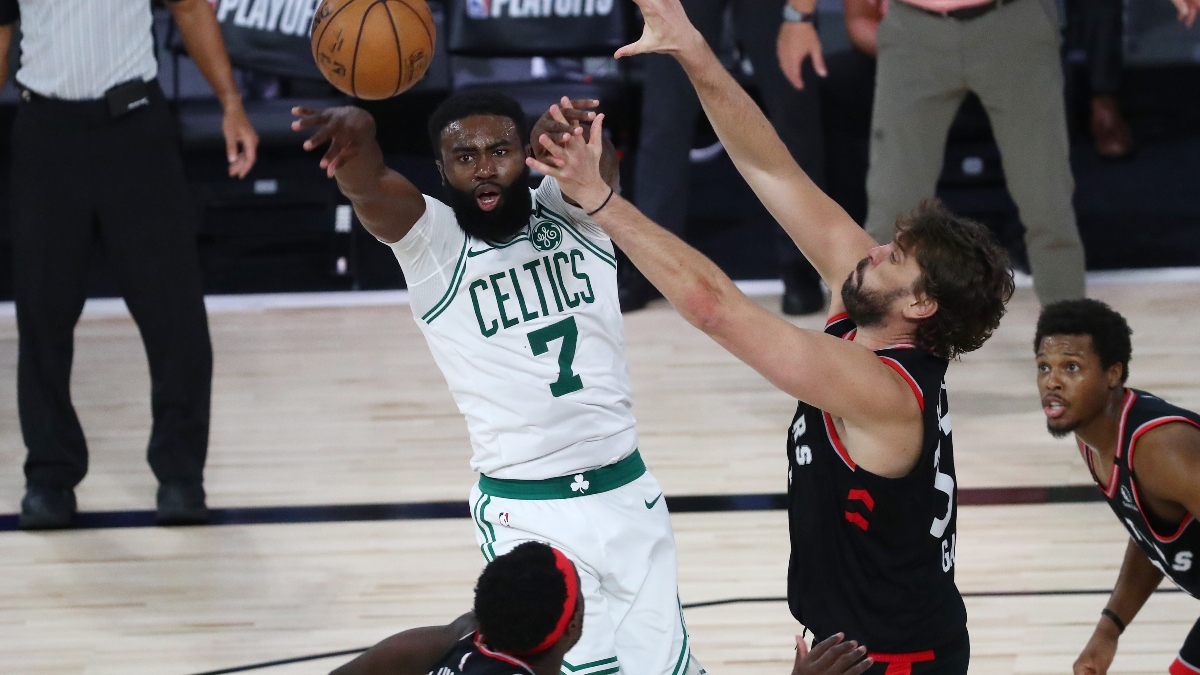 Boston Celtics forward Jaylen Brown