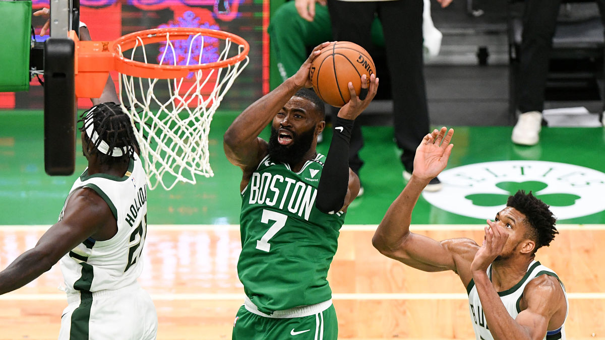 Boston Celtics guard Jaylen Brown