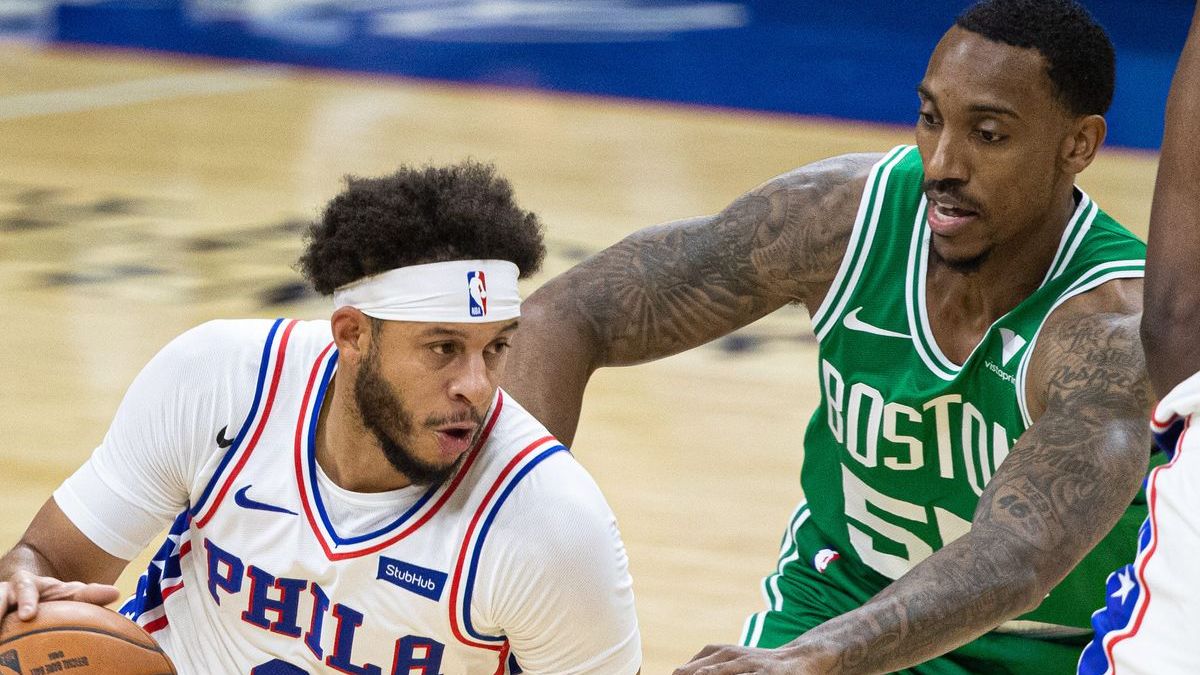 Philadelphia 76ers guard Seth Curry, Boston Celtics guard Jeff Teague