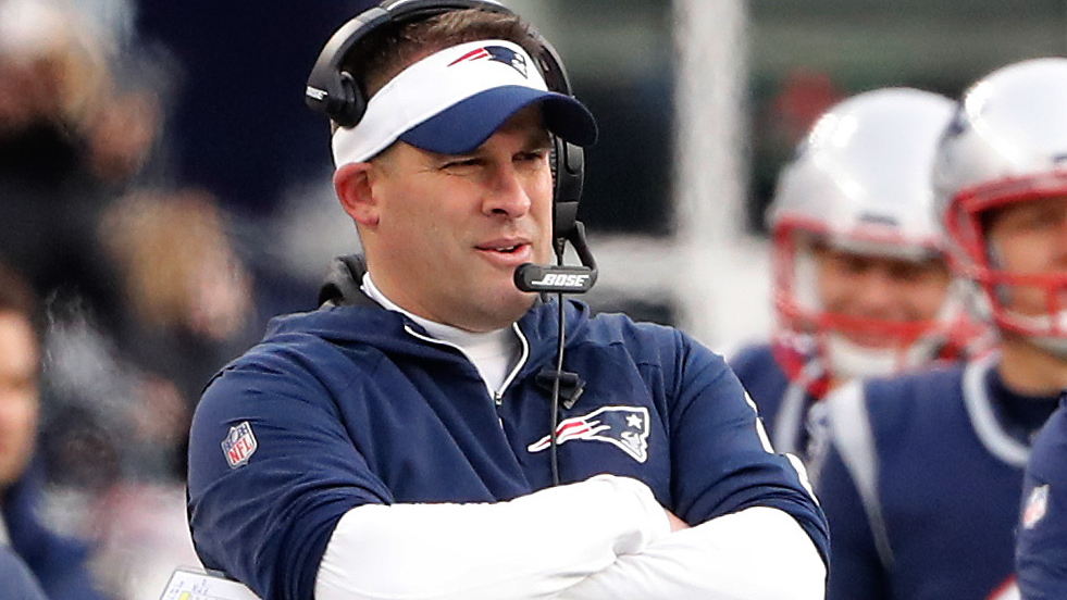 New England Patriots offensive coordinator Josh McDaniels