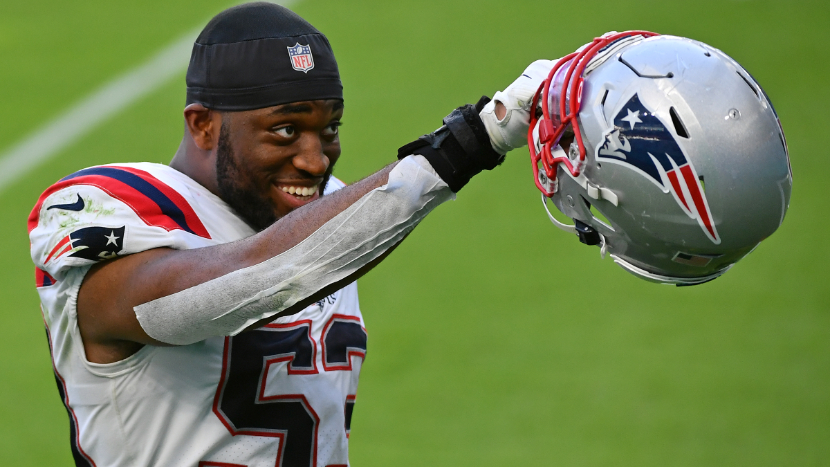 New England Patriots linebacker Josh Uche