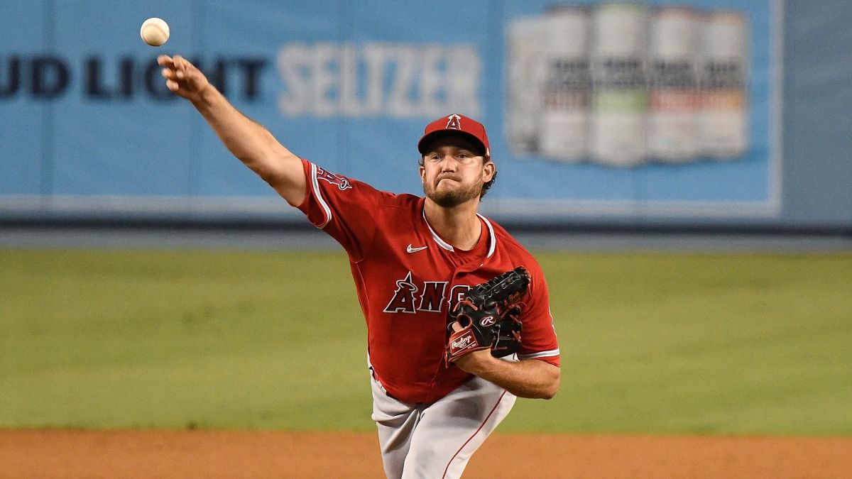 Los Angeles Angels pitcher Matt Andriese