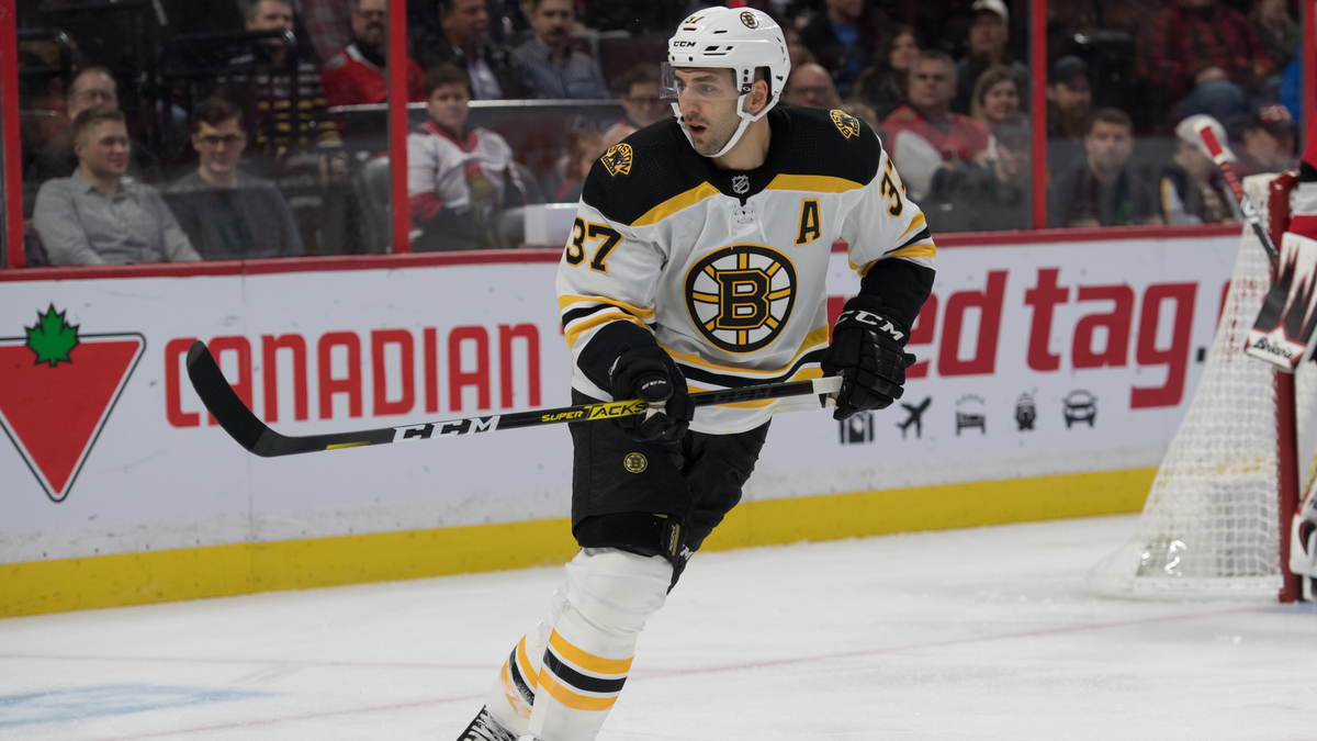 Boston Bruins Center Patrice Bergeron