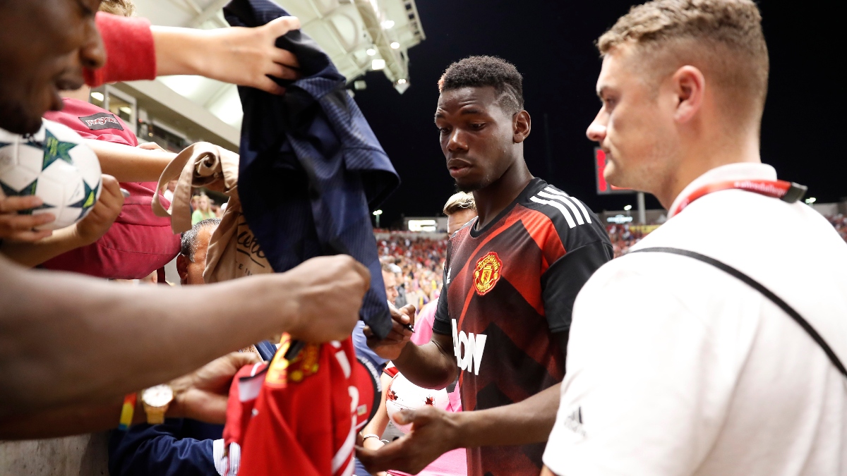 Manchester United midfielder Paul Pogba