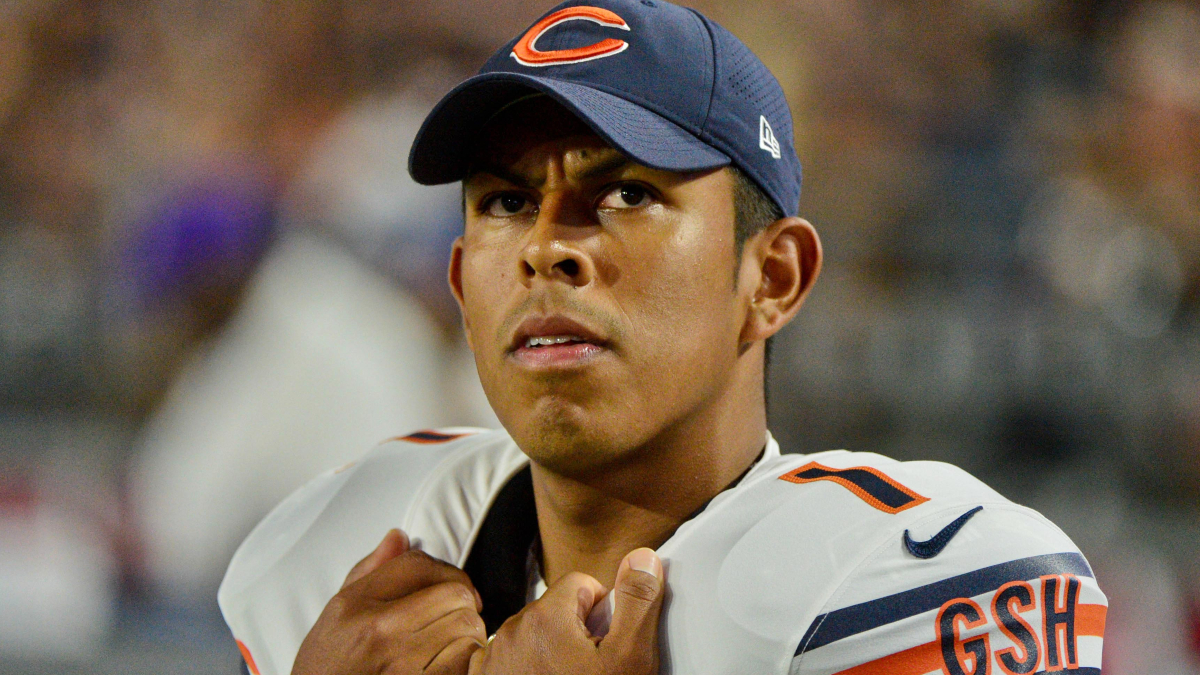Chicago Bears place kicker Roberto Aguayo