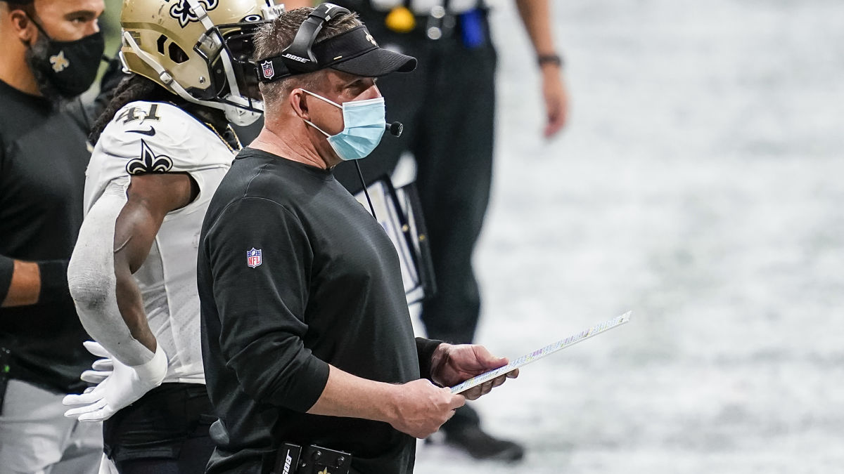New Orleans Saints head coach Sean Payton
