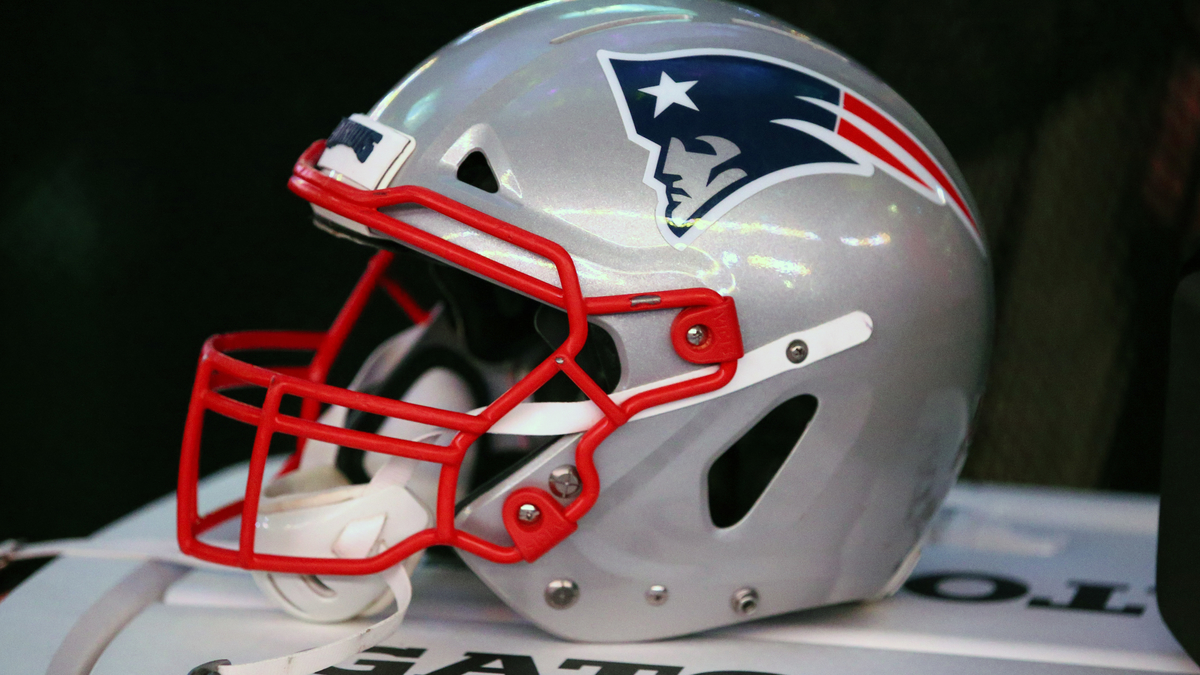 New England Patriots helmet