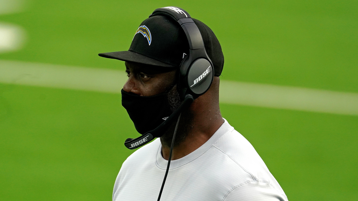 Los Angeles Chargers head coach Anthony Lynn
