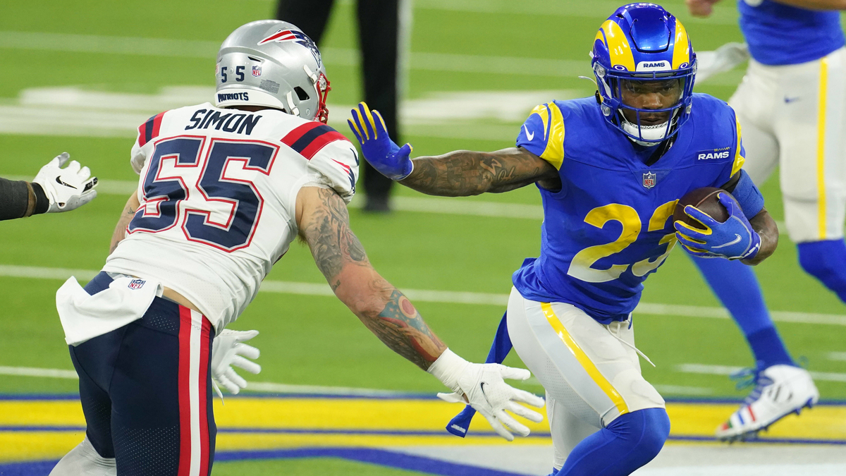 Los Angeles Rams running back Cam Akers