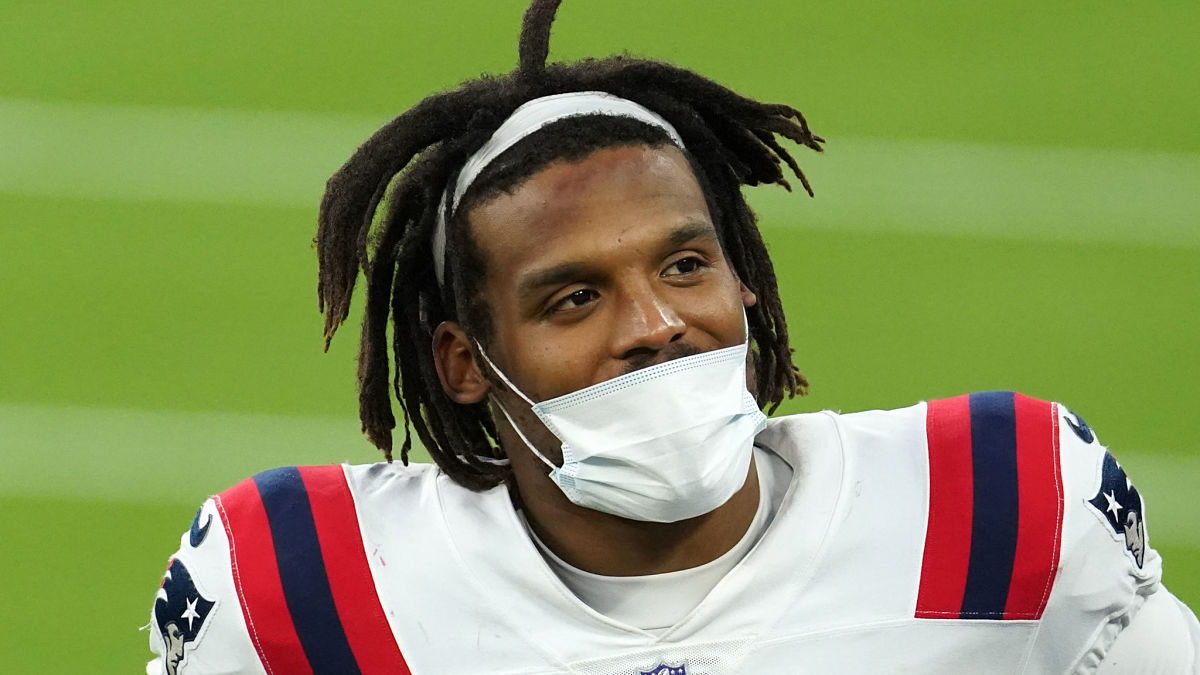 New England Patriots quarterback Cam Newton