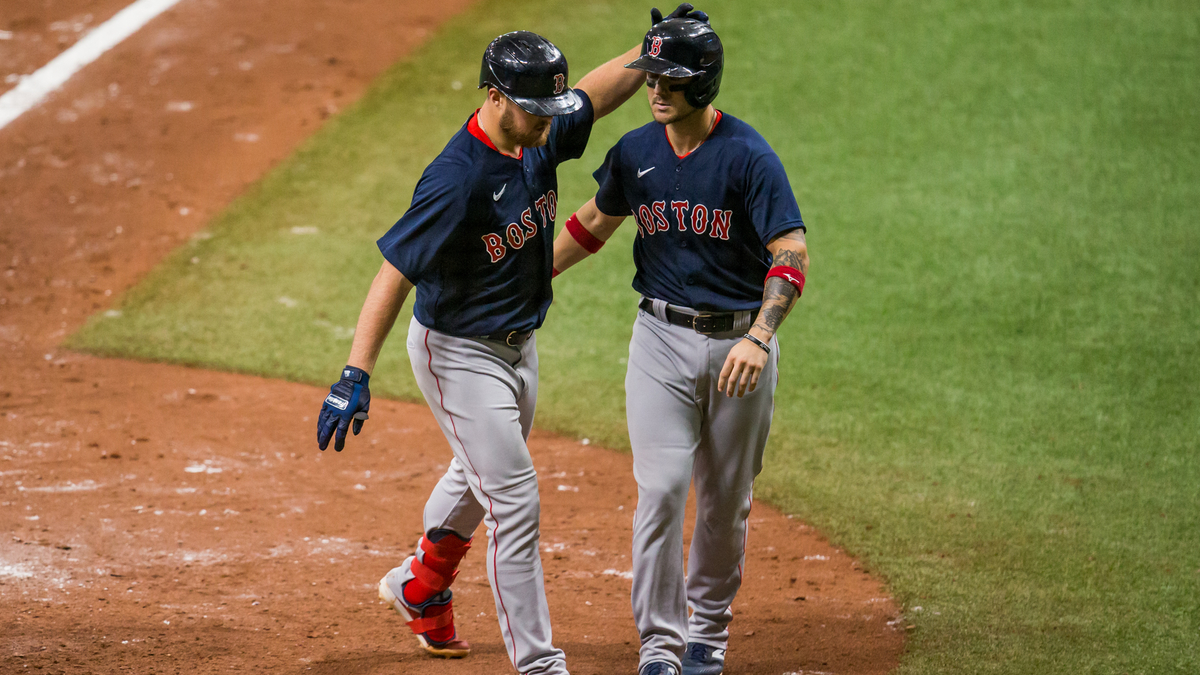 Boston Red Sox infielders Michael