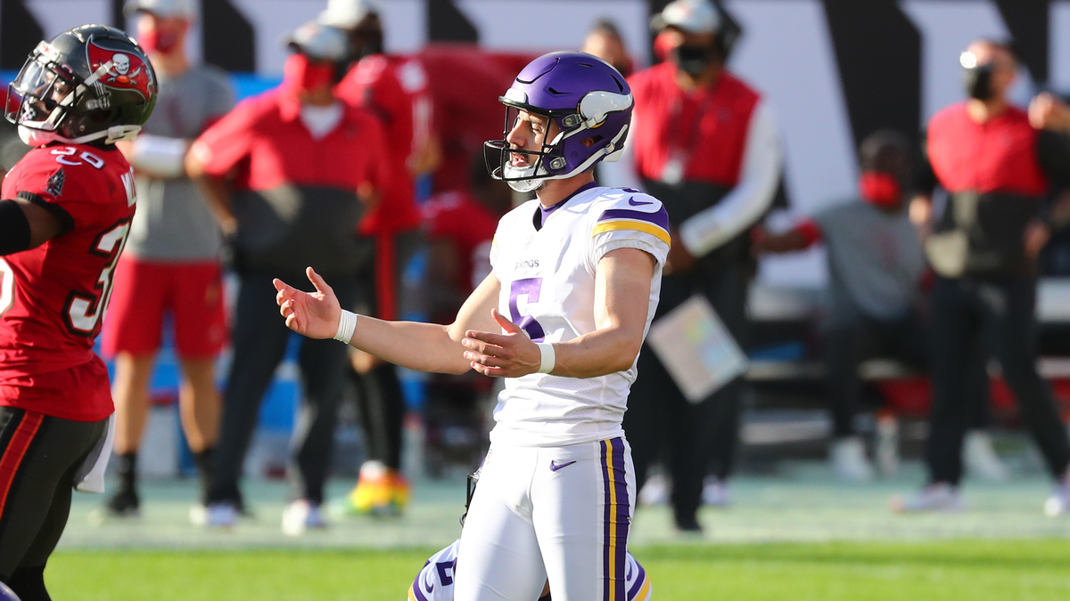 Minnesota Vikings kicker Dan Bailey