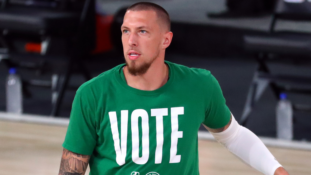 Boston Celtics center Daniel Theis