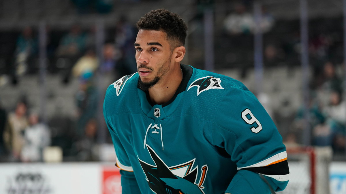 San Jose Sharks winger Evander Kane