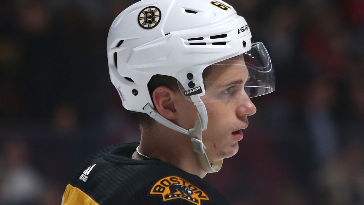 Boston Bruins center Jack Studnicka