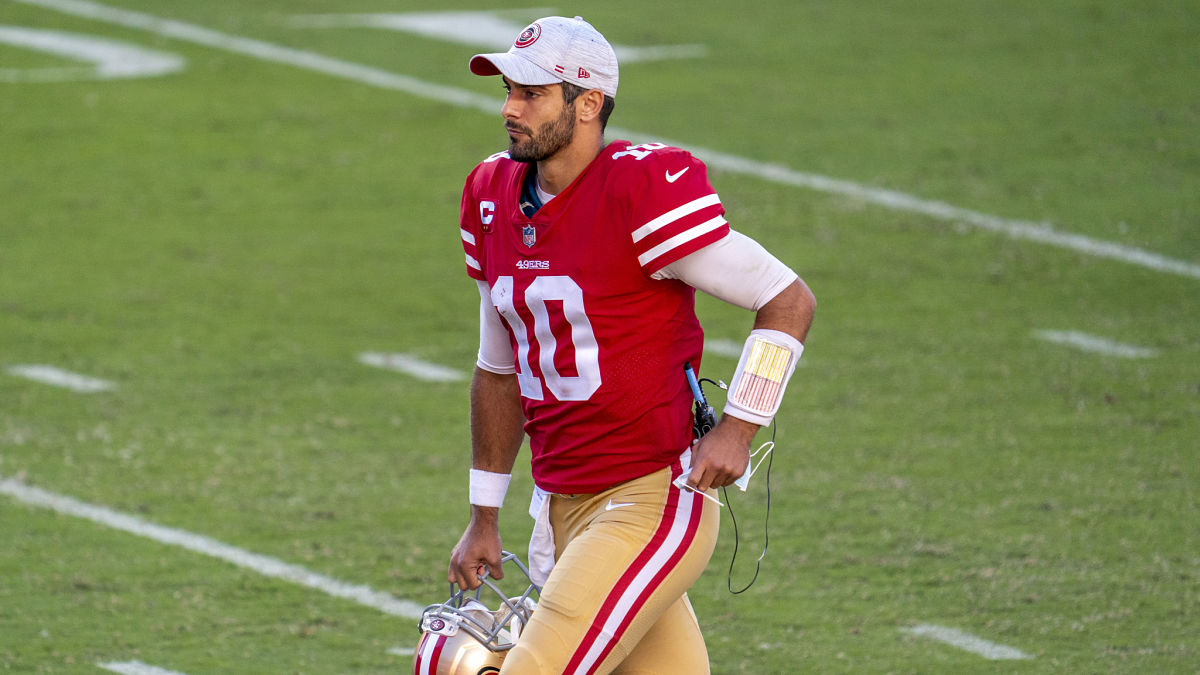 San Francisco 49ers quarterback Jimmy Garoppolo