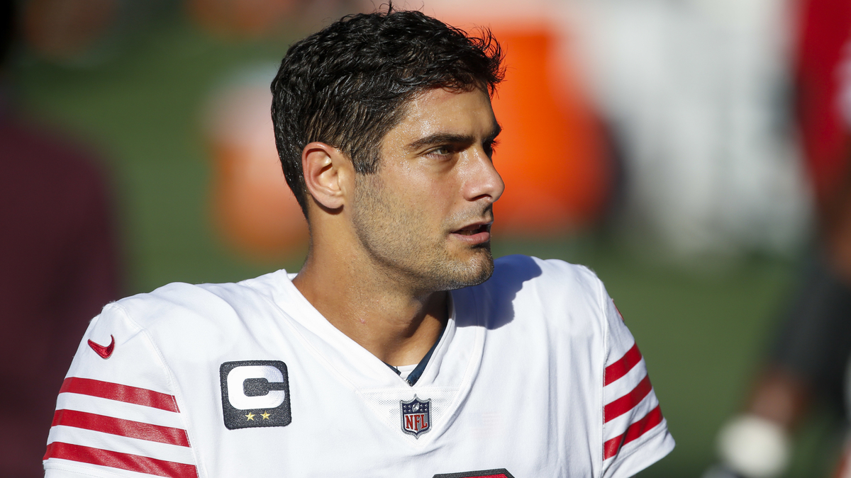 San Francisco 49ers quarterback Jimmy Garoppolo