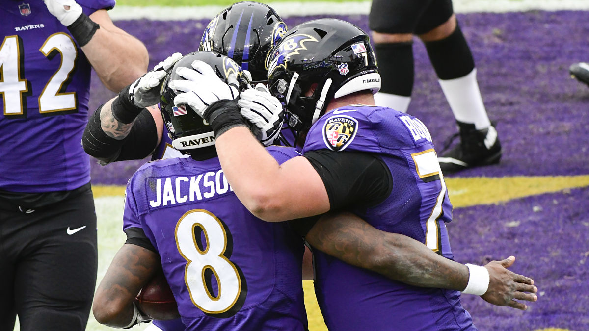 Baltimore Ravens quarterback Lamar Jackson