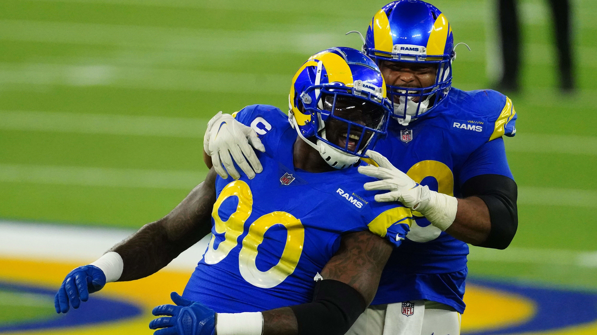 Los Angeles Rams defensive ends Michael Brockers, Aaron Donald
