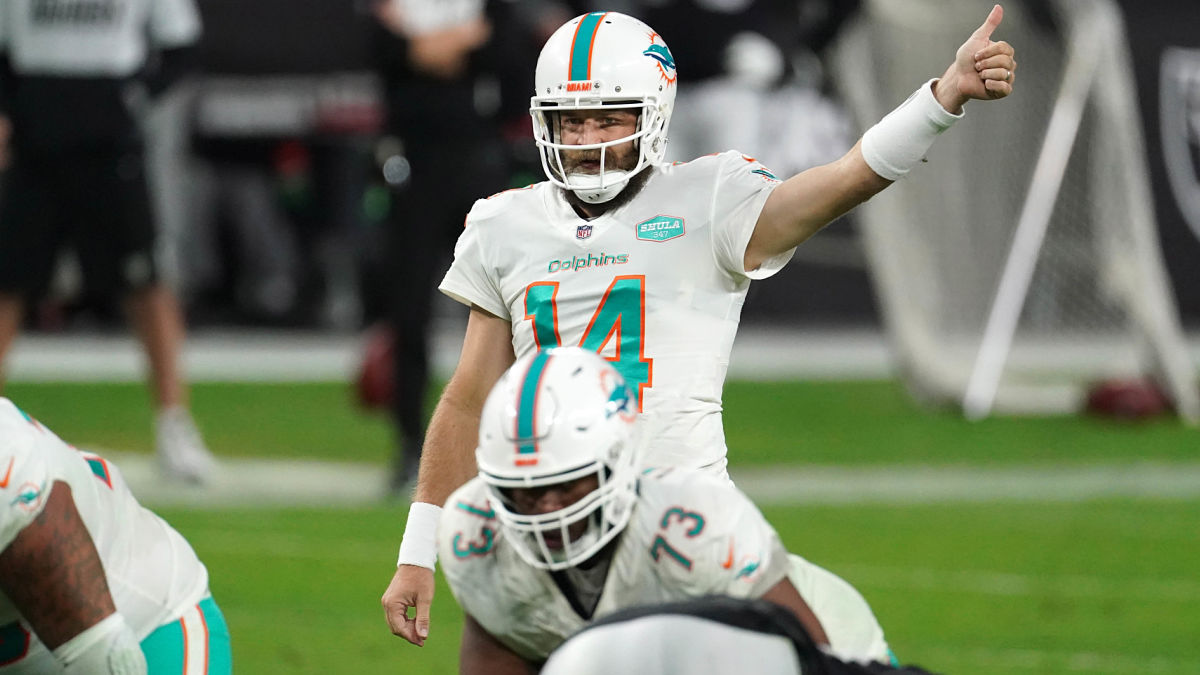 Miami Dolphins quarterback Ryan Fitzpatrick