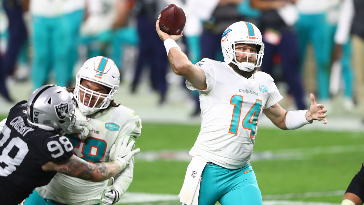 Miami Dolphins quarterback Ryan Fitzpatrick