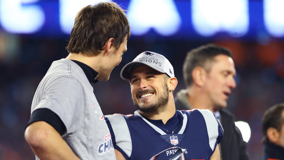 Tampa Bay Buccaneers quarterback Tom Brady, Detroit Lions wide receiver Danny Amendola