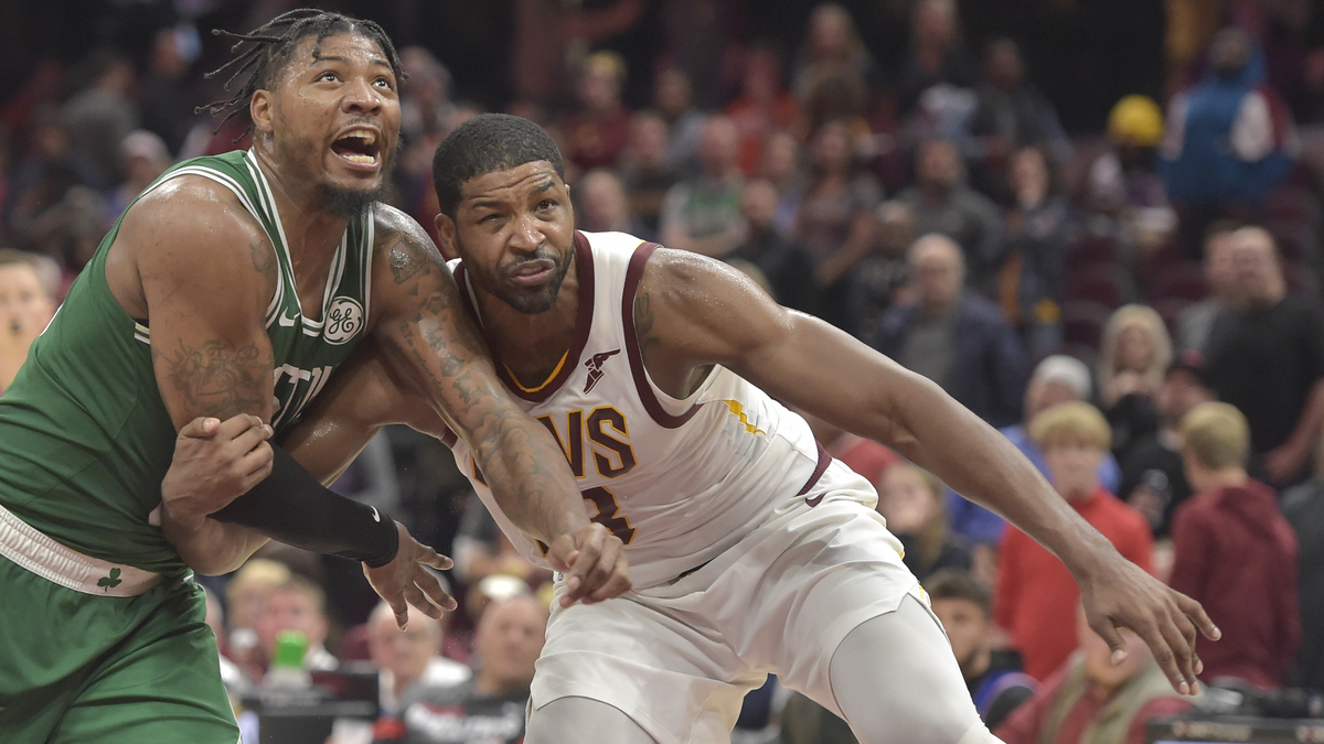Boston Celtics guard Marcus Smart, center Tristan Thompson