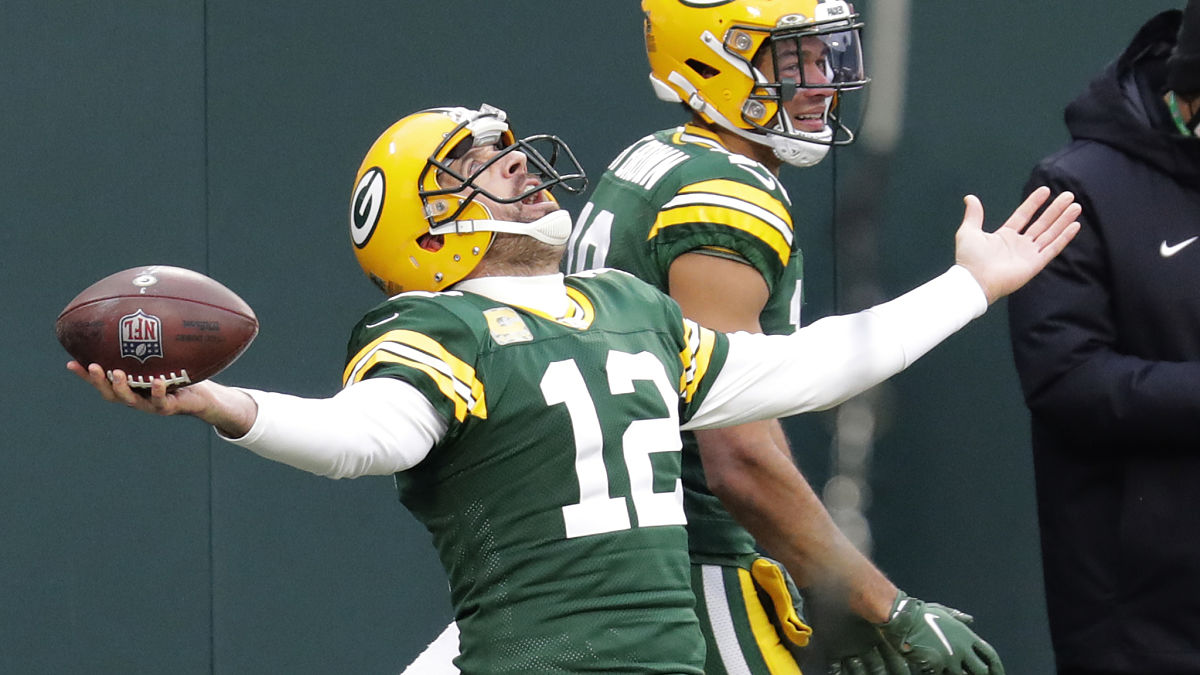 Green Bay Packers quarterback Aaron Rodgers