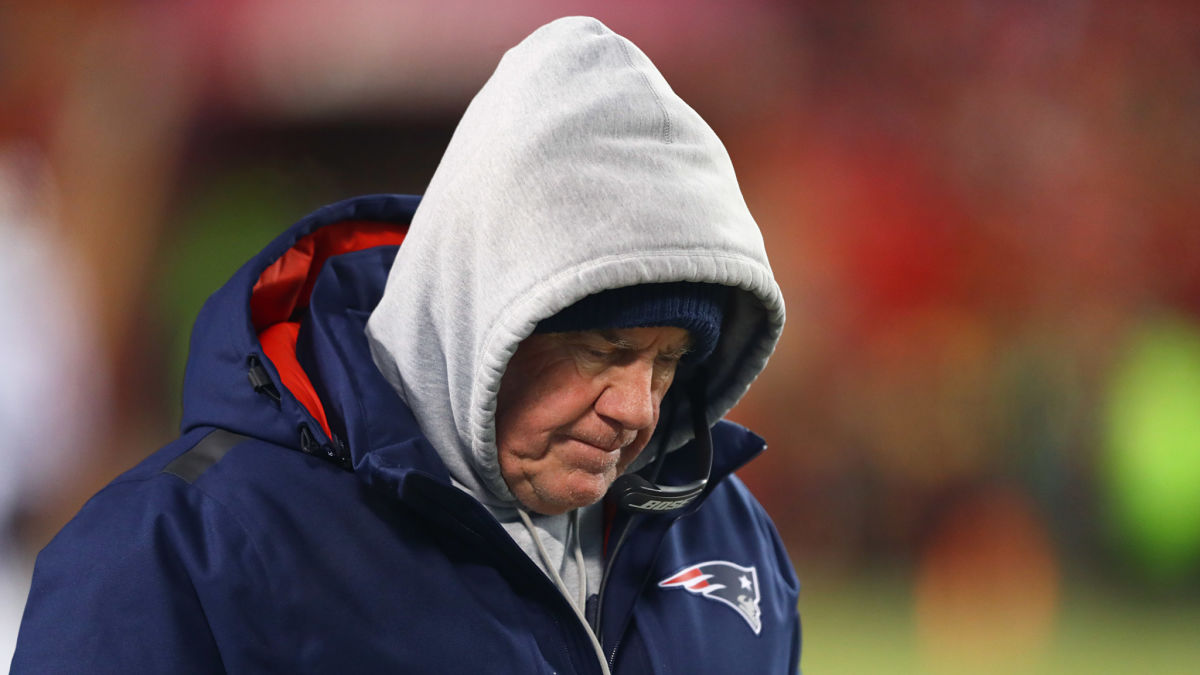 New England Patriots head coach Bill Belichick