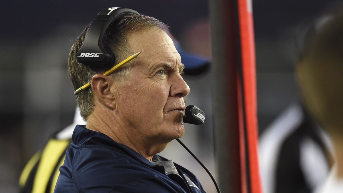 New England Patriots head coach Bill Belichick