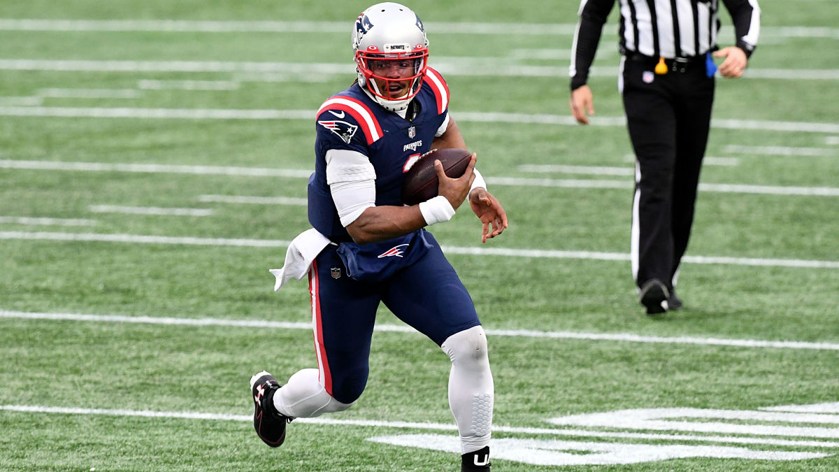 New England Patriots quarterback Cam Newton