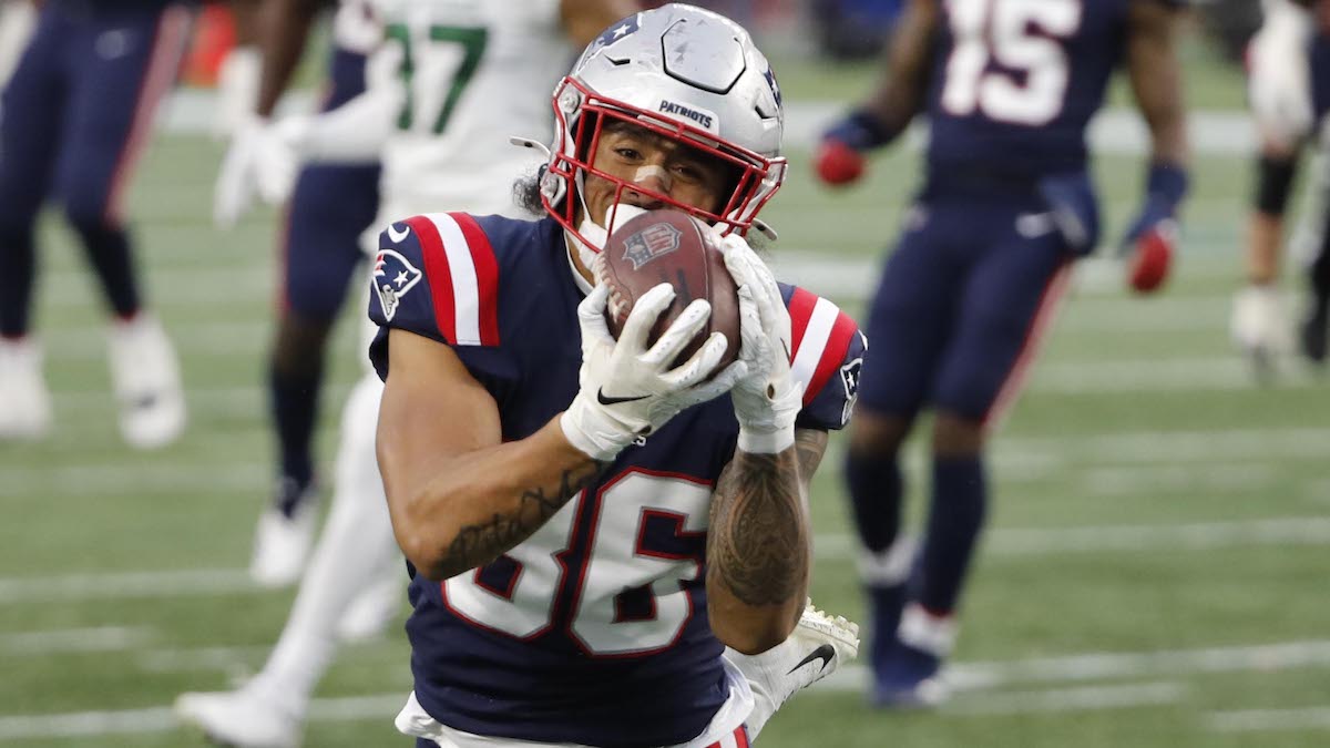 Patriots tight end Devin Asiasi
