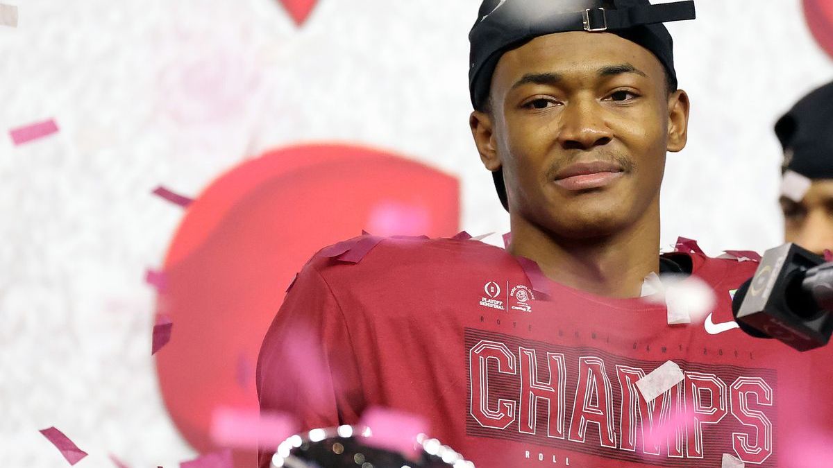Alabama wide receiver DeVonta Smith