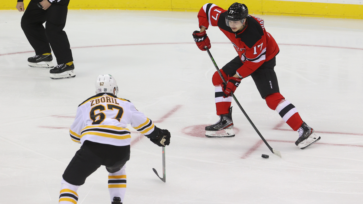 New Jersey Devils winger Egor Sharangovich