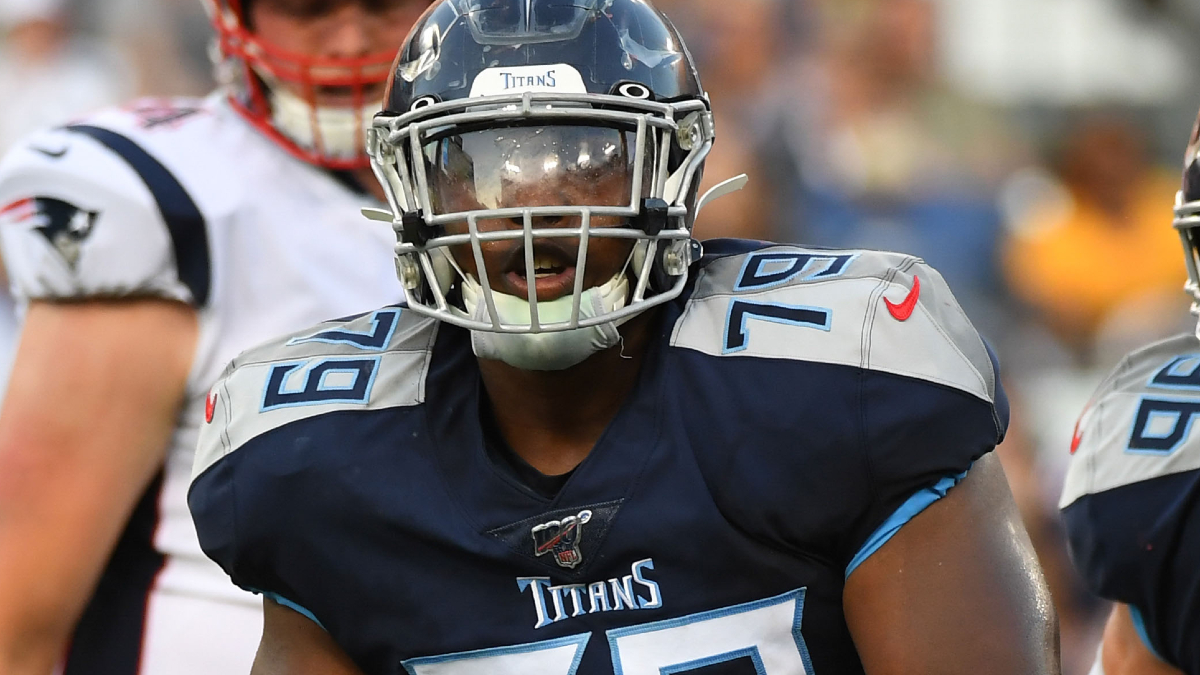 Tennessee Titans defensive tackle Isaiah Mack