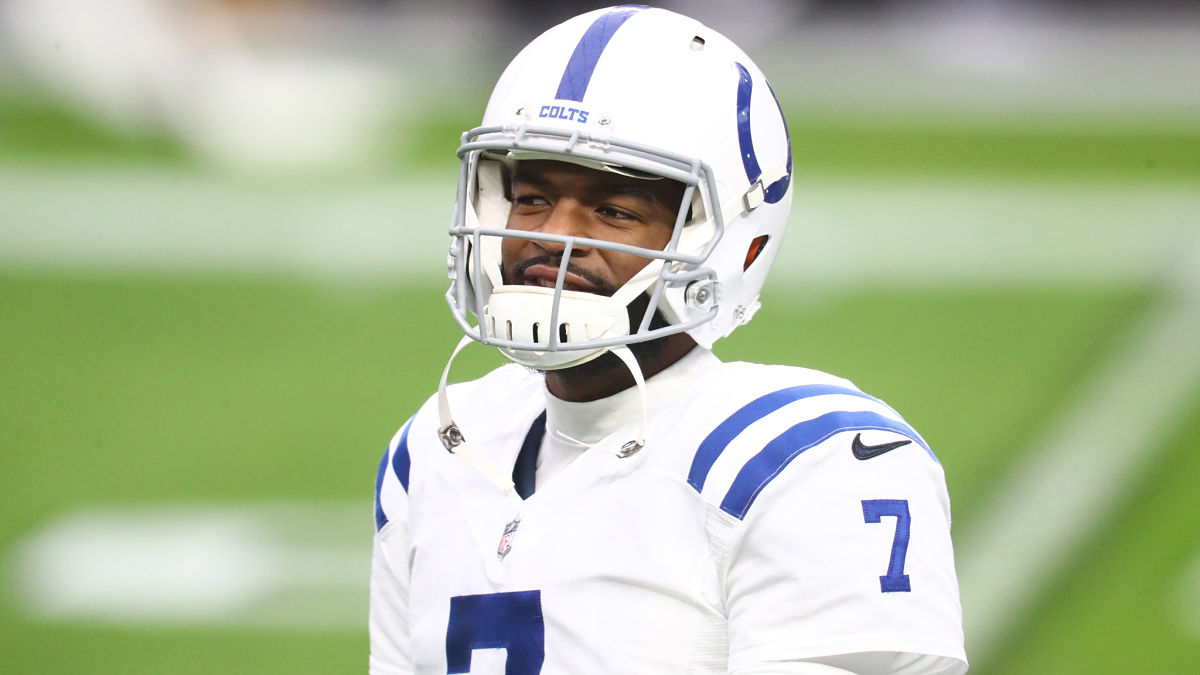 Indianapolis Colts quarterback Jacoby Brissett