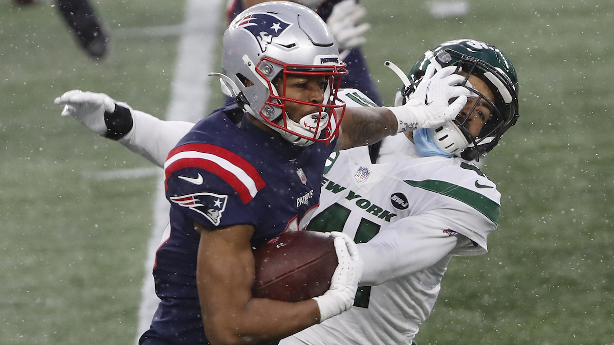Patriots wide receiver Jakobi Meyers