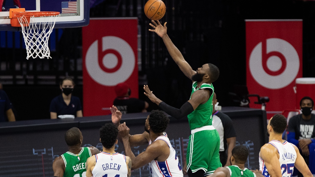 Boston Celtics forward Jaylen Brown