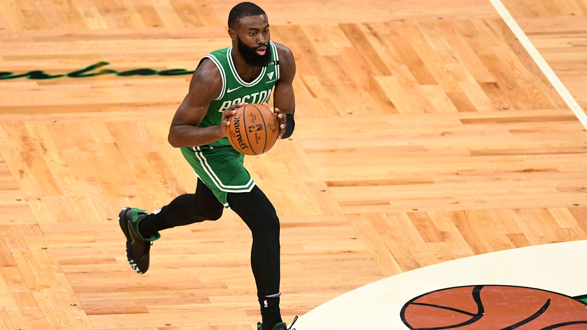 Boston Celtics guard Jaylen Brown