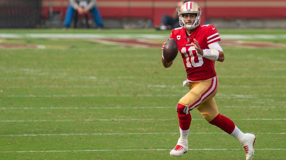 San Francisco 49ers quarterback Jimmy Garoppolo