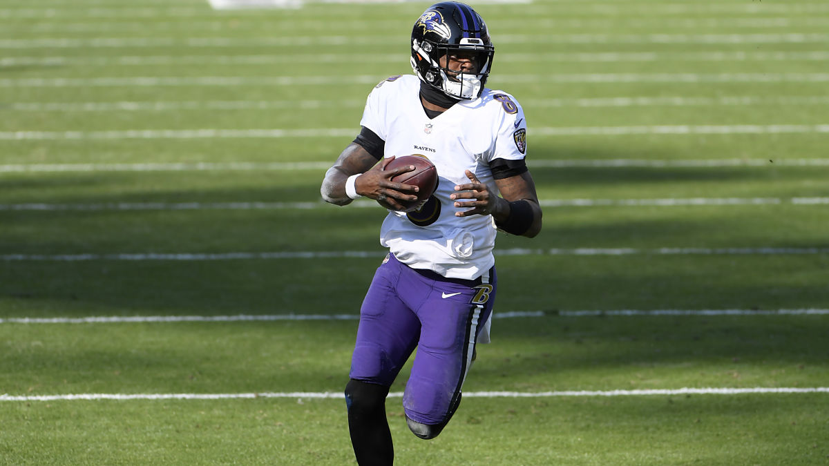 Baltimore Ravens quarterback Lamar Jackson