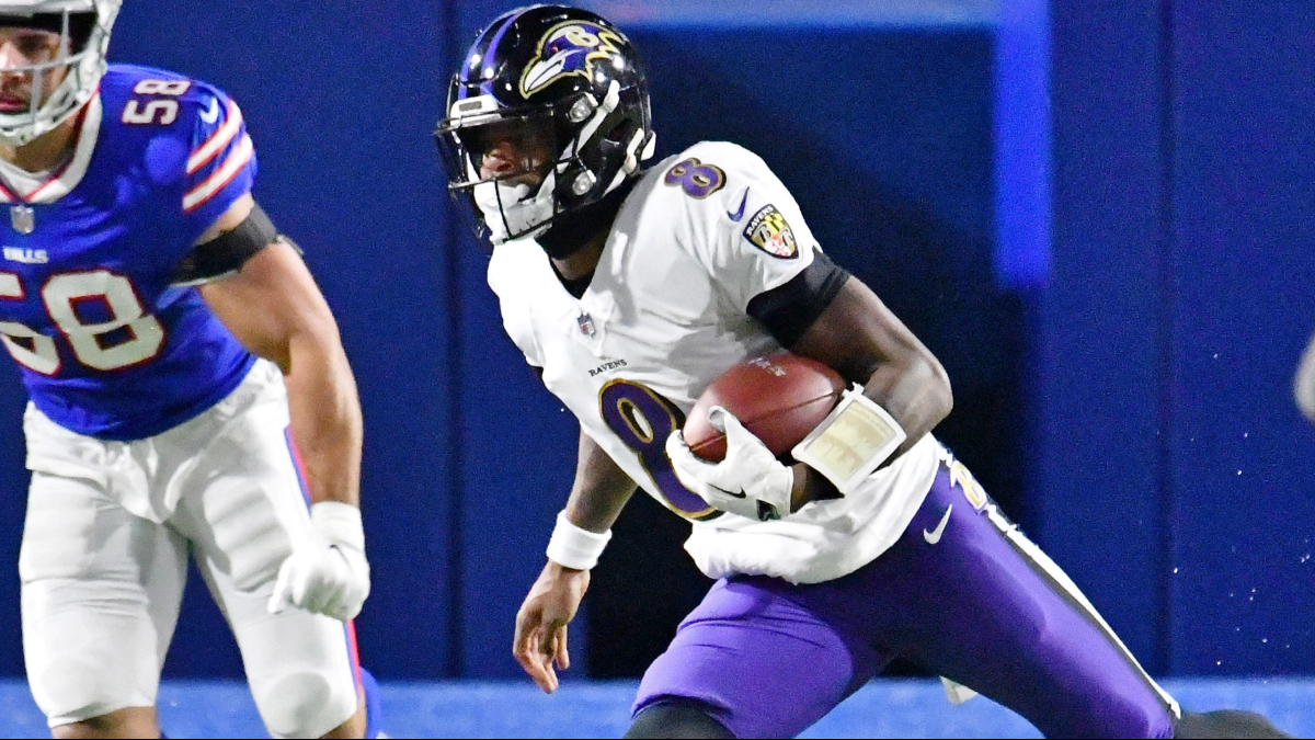 Baltimore Ravens quarterback Lamar Jackson