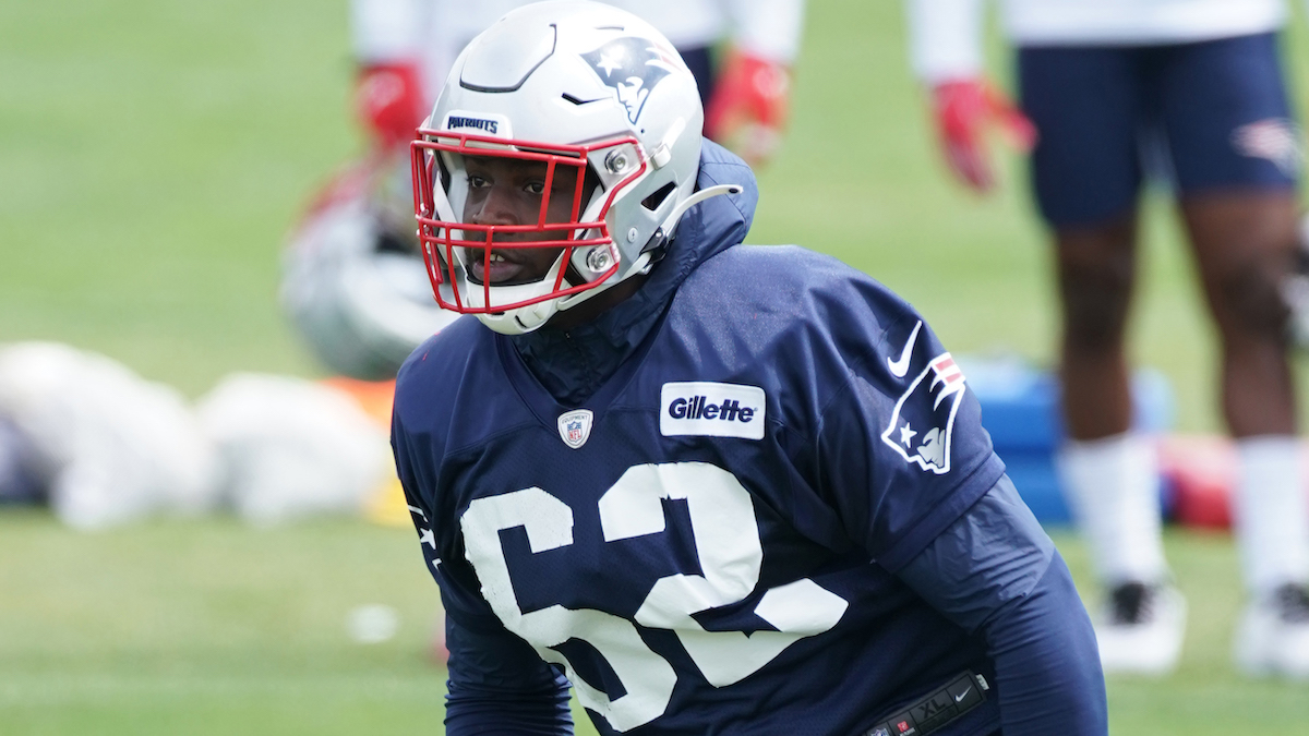 Patriots linebacker Rashod Berry