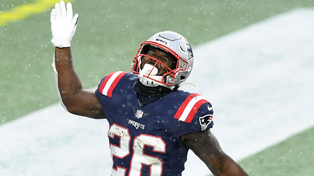 Patriots running back Sony Michel