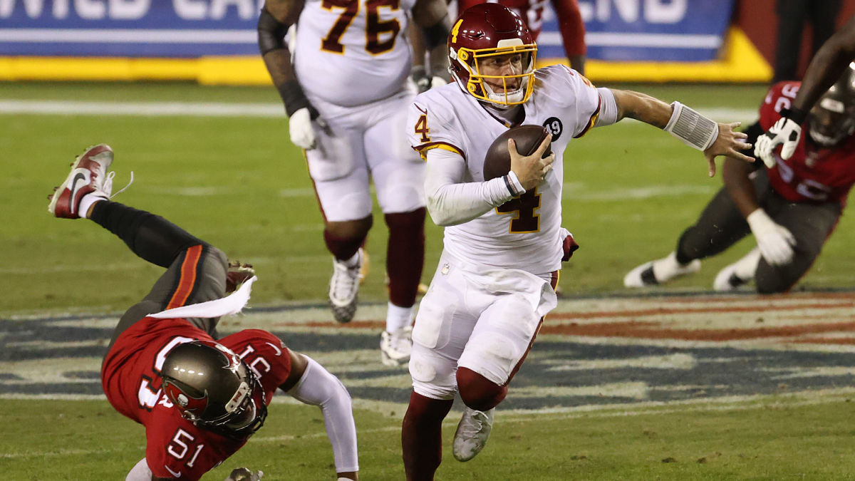 Washington Football Team quarterback Taylor Heinicke