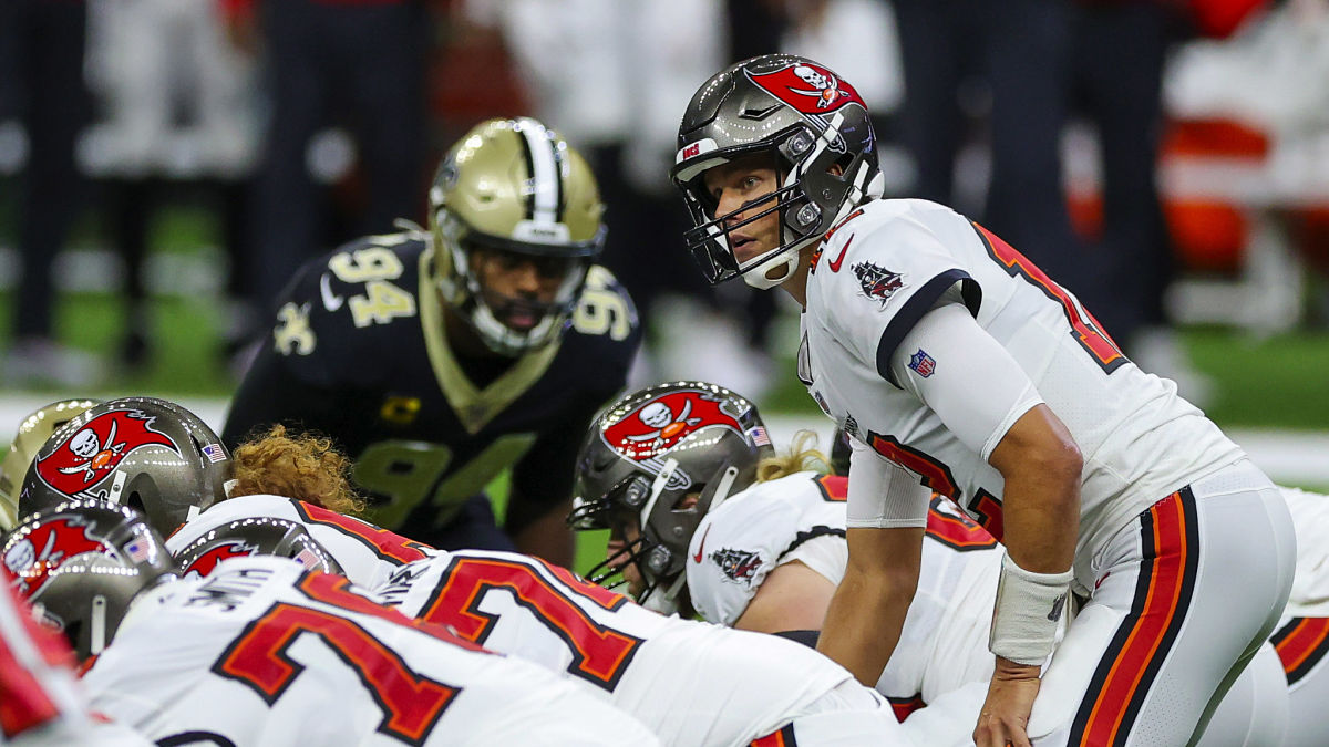 Tampa Bay Buccaneers quarterback Tom Brady
