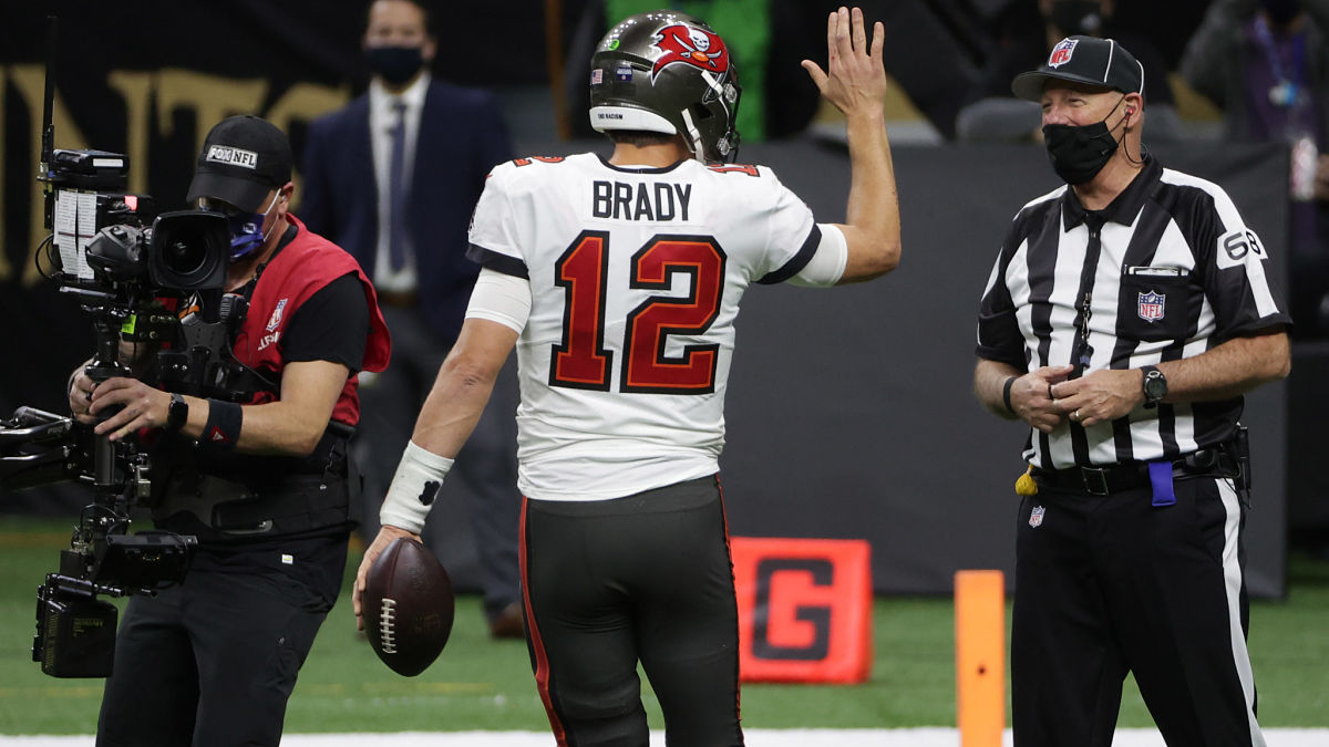 Tampa Bay Buccaneers quarterback Tom Brady