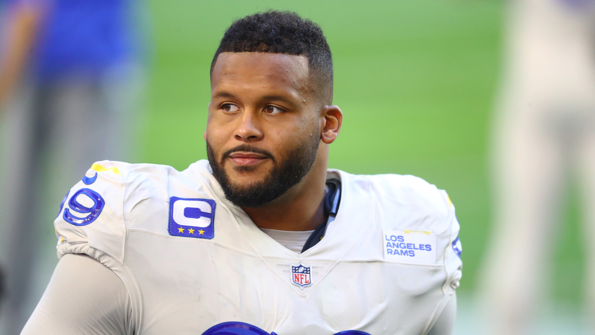 Los Angeles Rams defensive tackle Aaron Donald