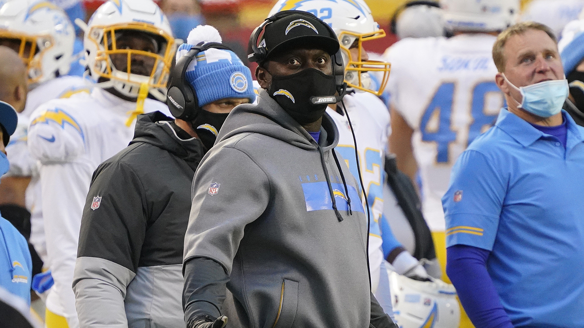 Los Angeles Chargers head coach Anthony Lynn